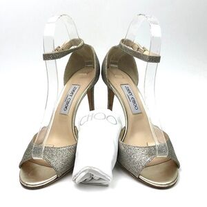 JIMMY CHOO Annie  Ankle Strap Sandal sz 9